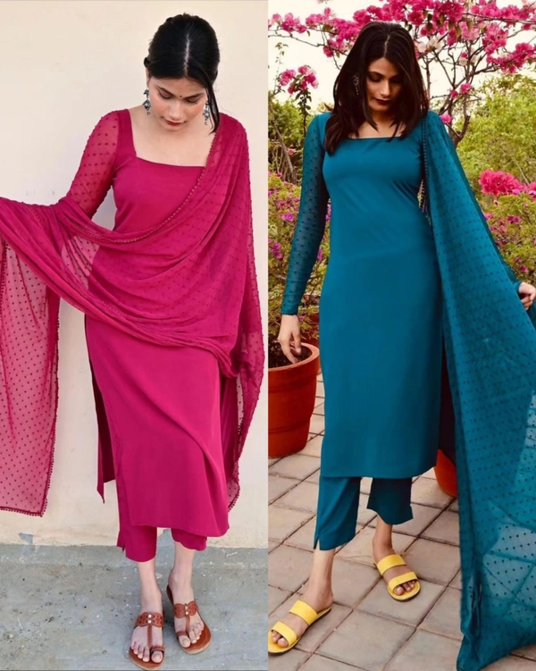 Beautiful Women Kurta Sets - Pink, M