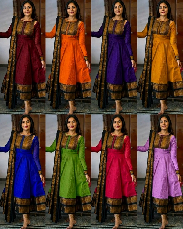 Stylish Maxi With Dupptta - L, Mandy