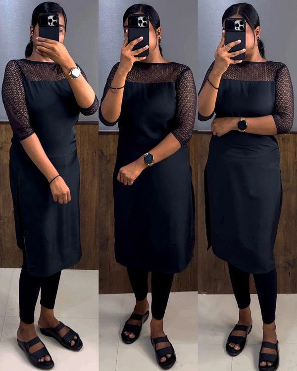 Daily Wear Kurti - Gray, 2XL