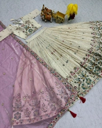 Launching Wedding wear Lehenga Choli With Cancan
- L, Green