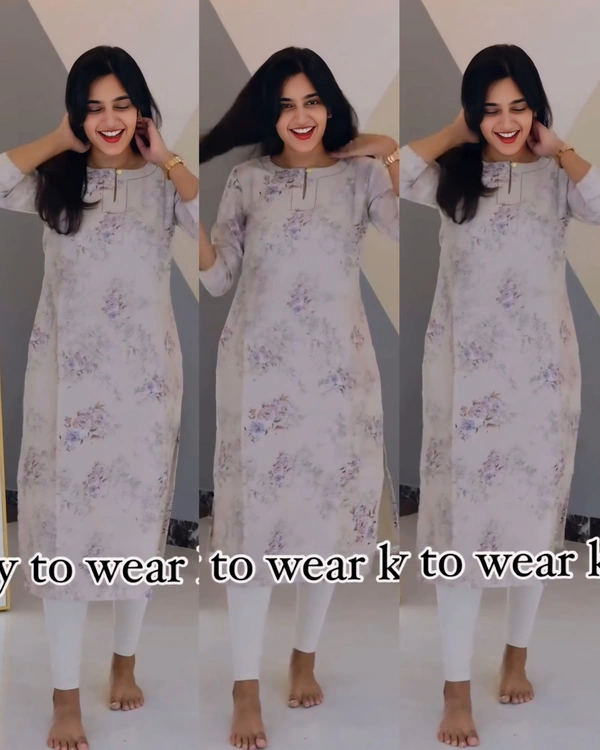 Fashionable Kurtis - Grey, L