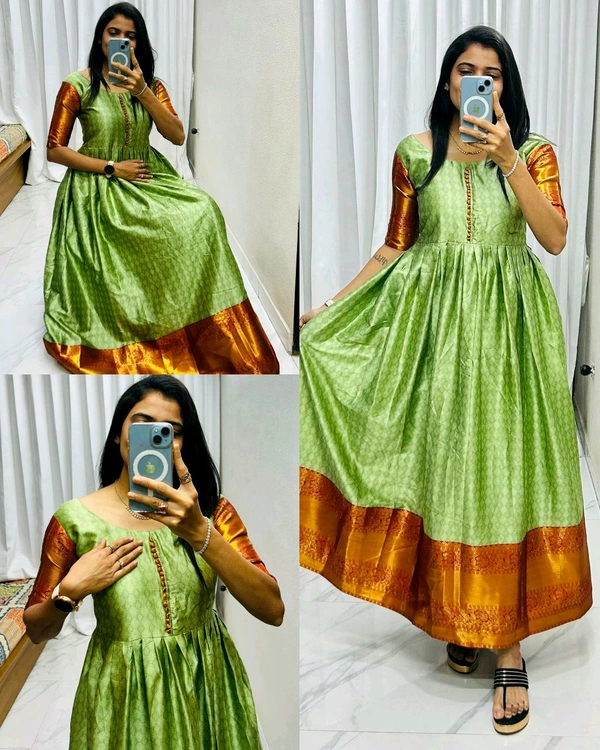 Launching Traditional gown for Festival Season
- XL, Mint Green