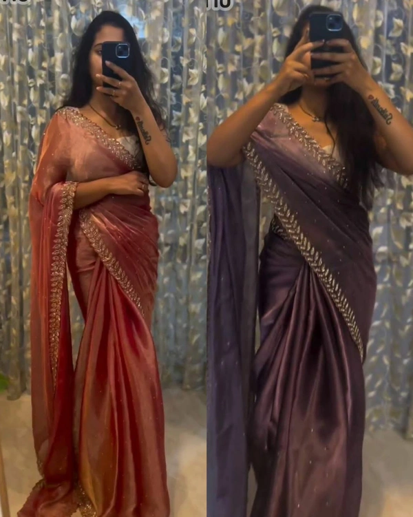 Jimmy Choo Saree 5 Colours - Free Sizs, Purple
