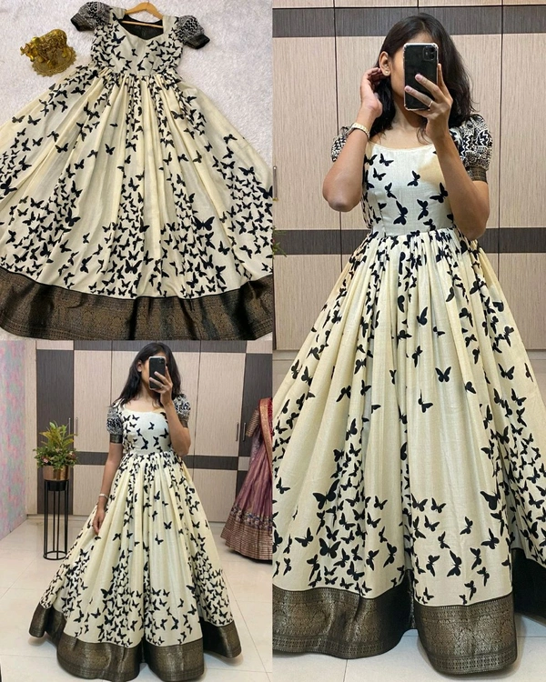 Trendy Beautiful Butterfly Gown
- S