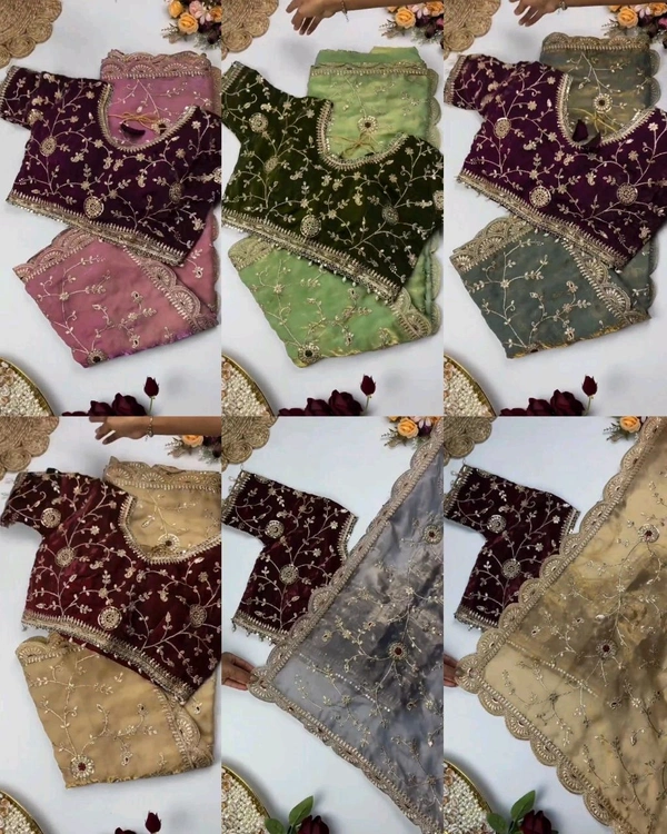 Most Grand Festival Wear Saree - Free Size, Silver