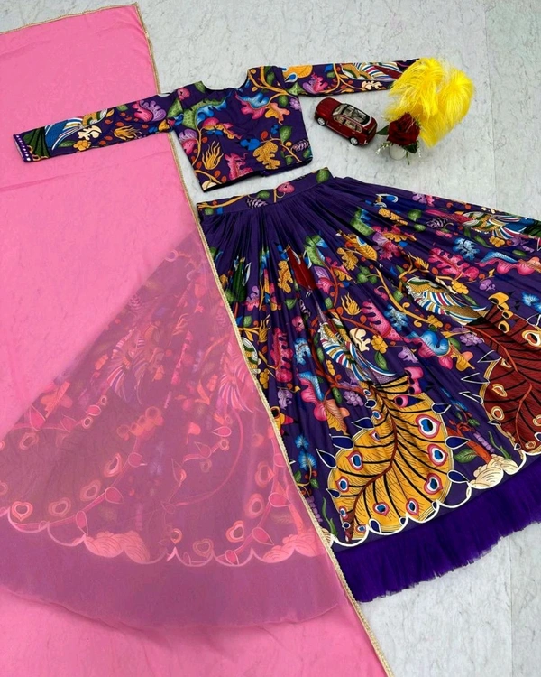 Launching Wedding wear Lehenga Choli With Cancan - L, White