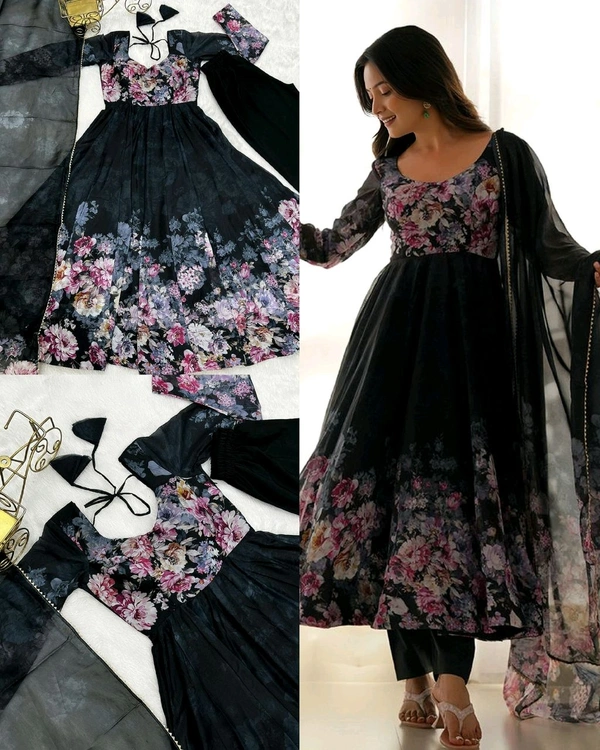 Beautiful look outfit is perfect for upcoming festivities and weddings - L, Purple