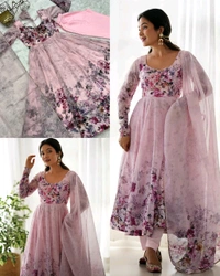 Beautiful look outfit is perfect for upcoming festivities and weddings - XL, Purple