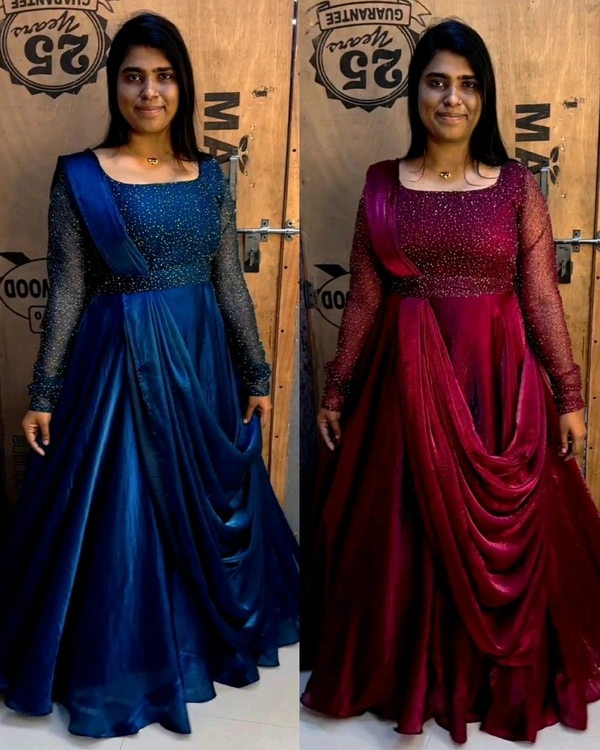 Trendy perfect party wear for upcoming festivals and functions, Extra adding dupatta and belt for looking style change multiple ways 🥳
- 3XL, Pompadour