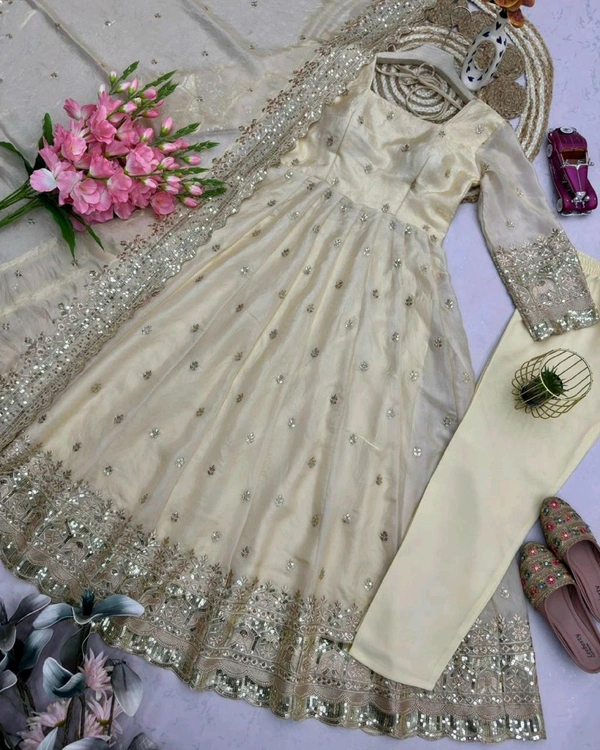 NEW Launching Designer Party Wear Look Collection
- 2XL, Cream