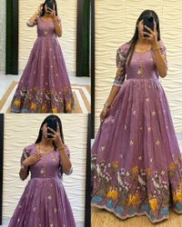 Super Hit Beautiful Gown - 2XL, Hippie Green