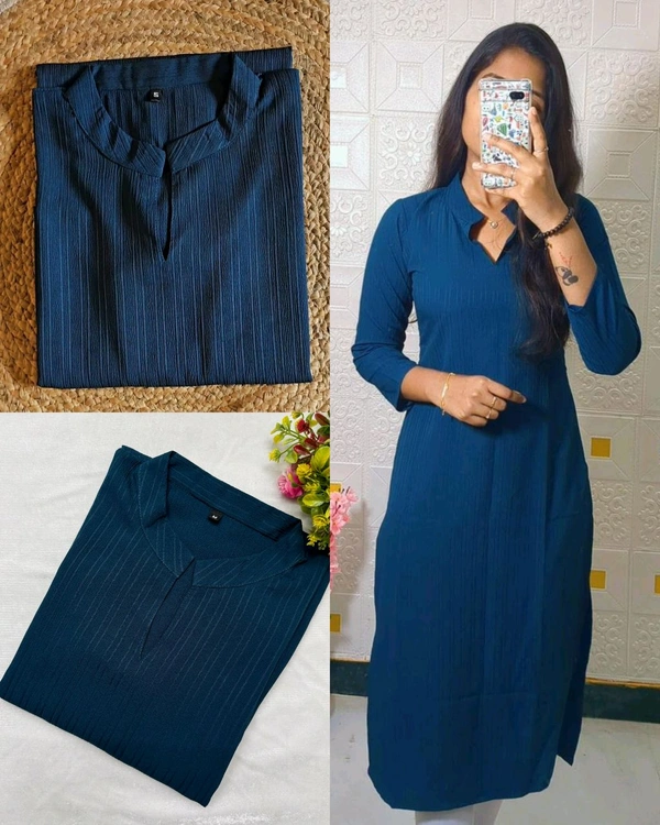 Popcorn kurti - Steel Blue, 3XL