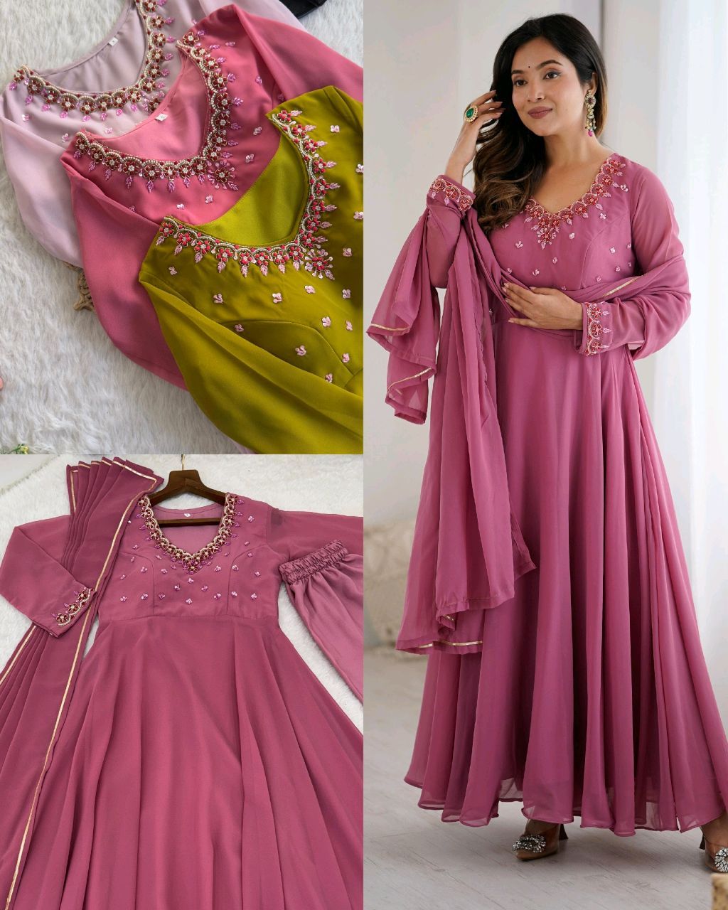 Gown With Dupatta - Be legend Collection
