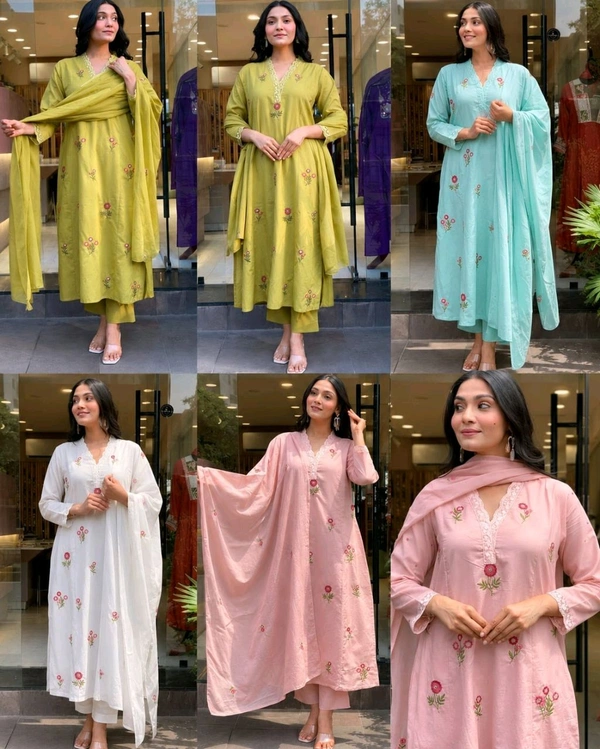 Trendy Women Kurti With Dupatta & Bottomwear
- L, Sky Blue