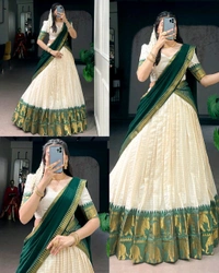 Trendy Beautiful Tradational Half Saree
- Ripe Plum