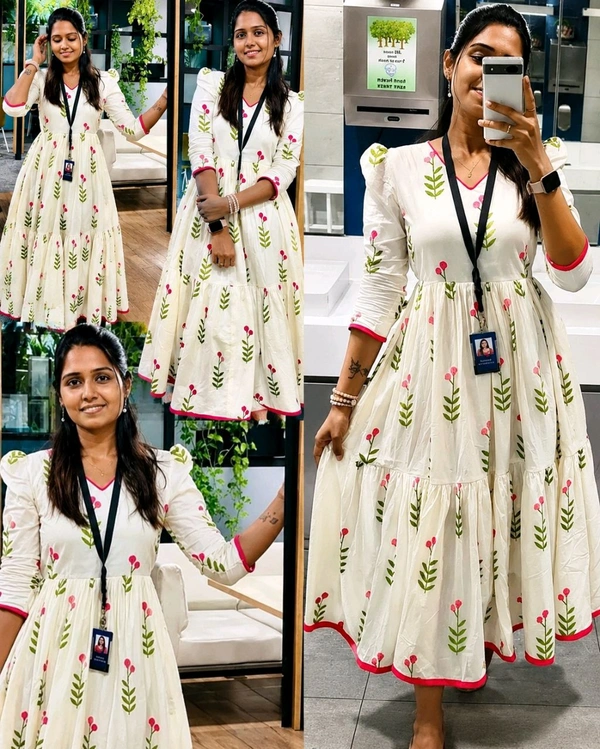 BEAUTIFUL ELEGANCE FLORAL PRINT GOWN - XL, Pink
