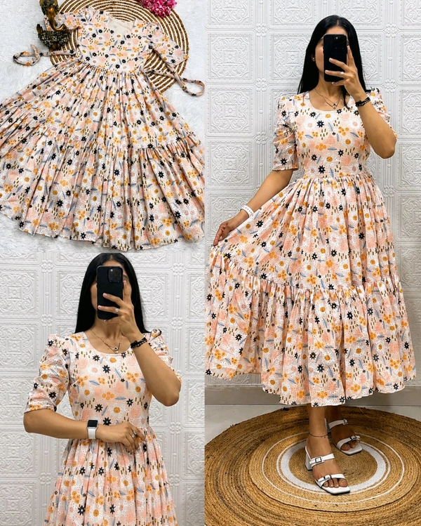 Trendy New Designs Beautiful Hakuba Maxi Dress - S, Papaya Whip