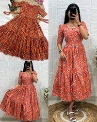 Trendy New Designs Beautiful Hakuba Maxi Dress - 3XL, Papaya Whip