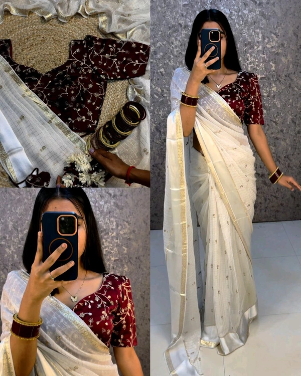 Launch Grand party wear saree in original viscos material