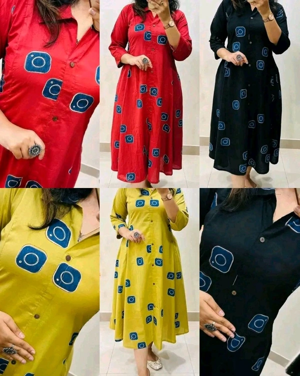 Trendy Daily Wear Anarkali - L, Yellow