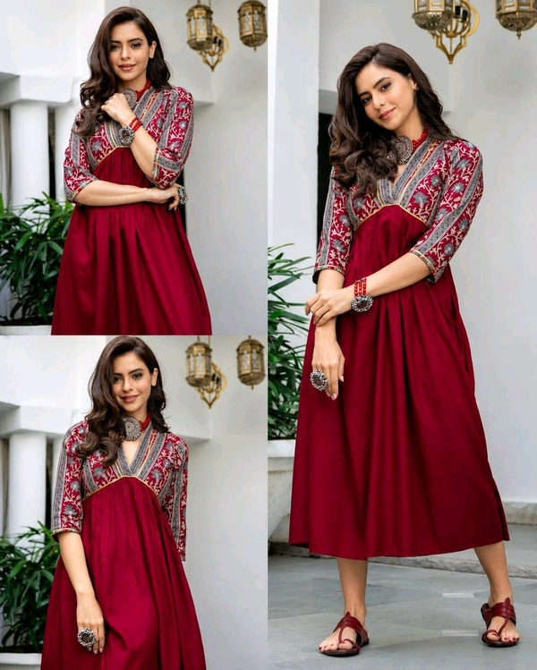 Trendy Stylish Beautiful Printed Anarkali Kurti for Women's Ethnic Wear Festive Fancy Wear Party Wear Gown
- 4XL, Pink