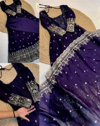NEW Launching Designer Party Wear Look Collection - 2XL, Maroon