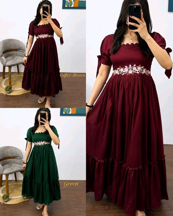 Launching exclusive party wear collection
- M, Wine
