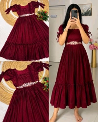 Launching exclusive party wear collection
- 3XL, Wine
