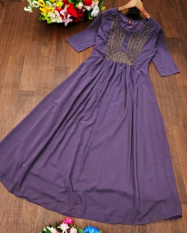 NEW DESIGN HANDWORK  - Lavender, 2XL