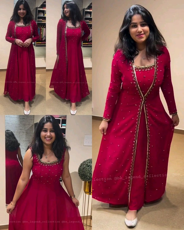 Trending 3 in 1 Designer wear - XL, Pink