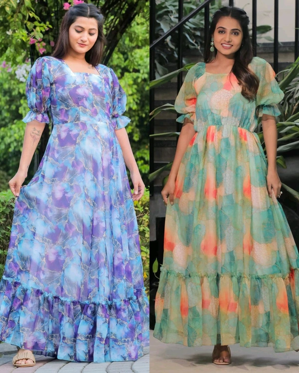 Premium gown for women party wear - Mauve, M