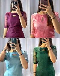 New Daily Wear Kurti  - 3XL, Violet