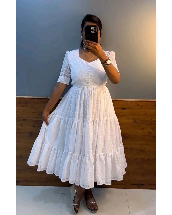 Hakoba 3 layer Midi Gown - S, Wine
