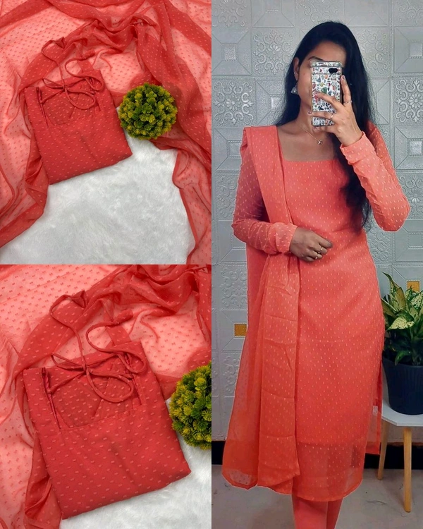 Trending kurti with dupatta with five beautiful colours  - Bittersweet, L