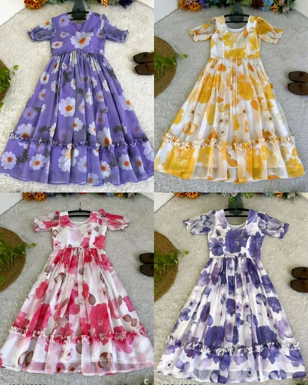 Stylish Glamorous Women Gowns - Purple 1st, L