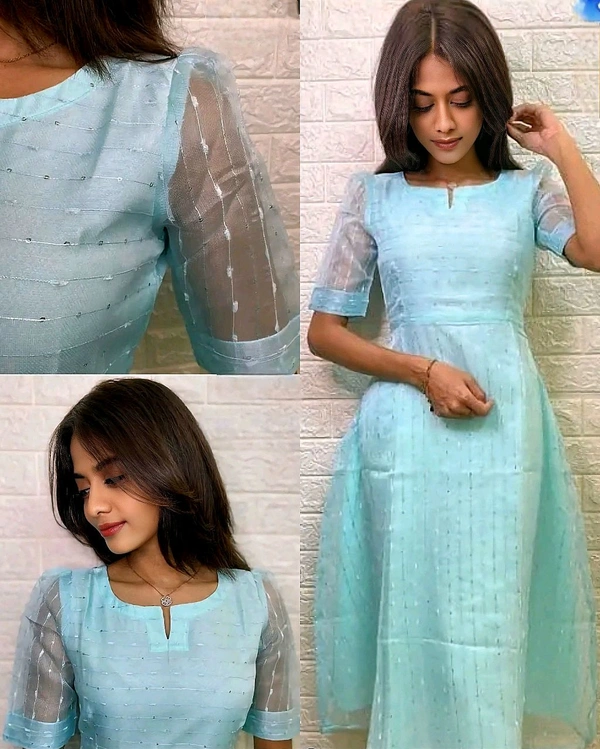 NEW Trendy Kurti - Aqua Island, XL