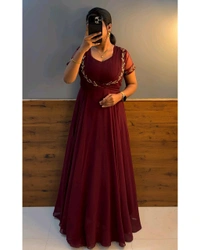 Wear in 2ways ❤️ Gown + Removable coat - 2XL
