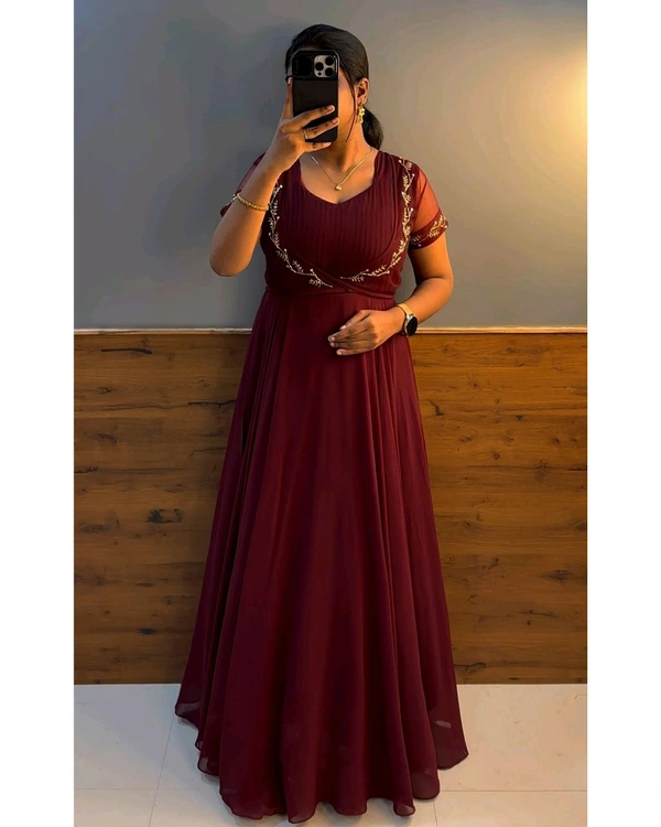 Wear in 2ways ❤️ Gown + Removable coat - 3XL