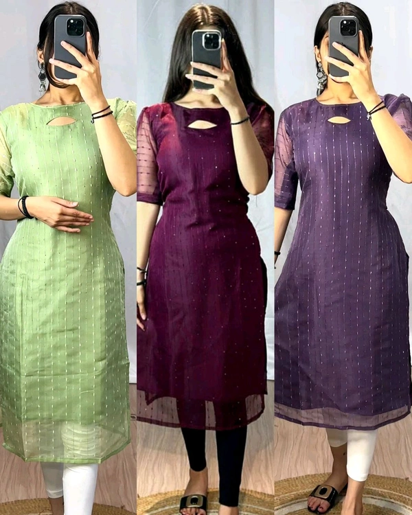 VIRAL kurti With New colours - Grape, XL