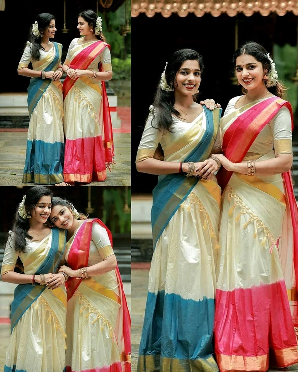 ONAM SPECIAL  - Blue, Free Size