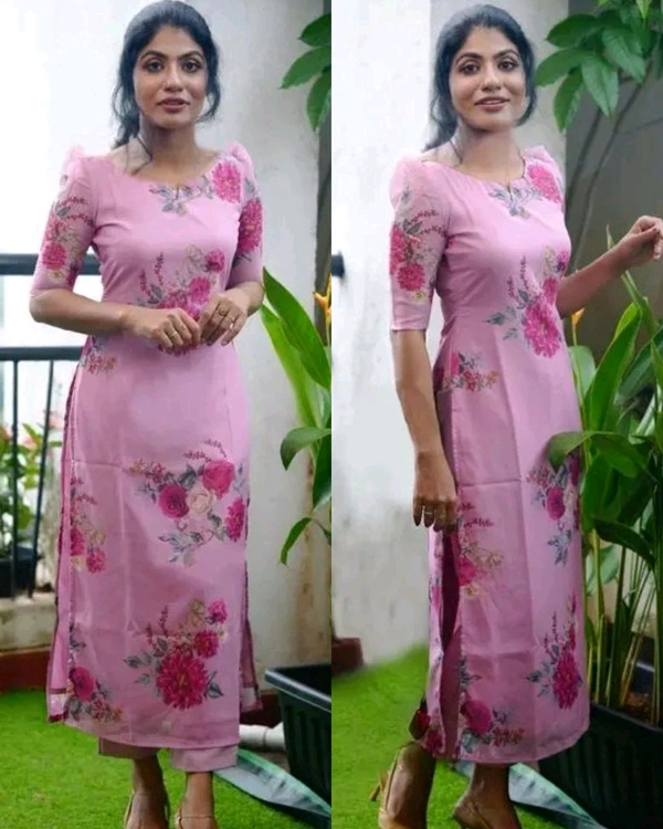 Daily Use Kurtis - Pink, XL