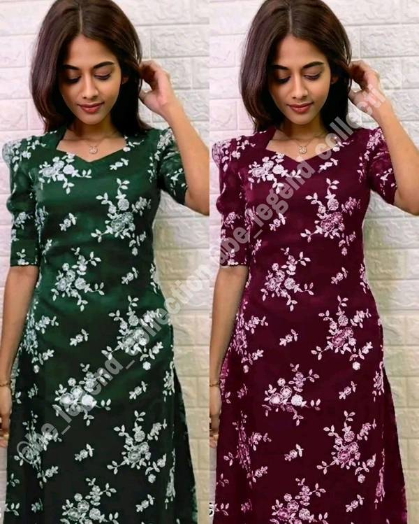 Stylish Kurtis - Green, S