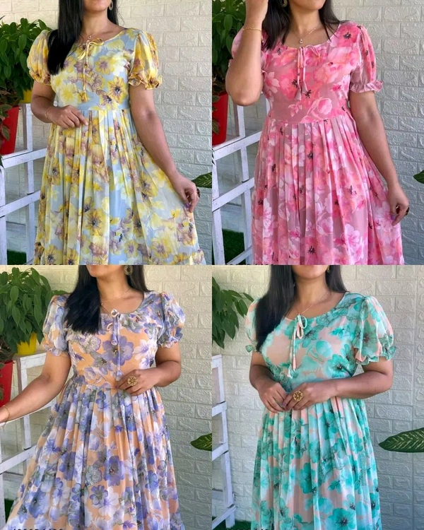 Urbane Latest Women Dresses - Yellow, M