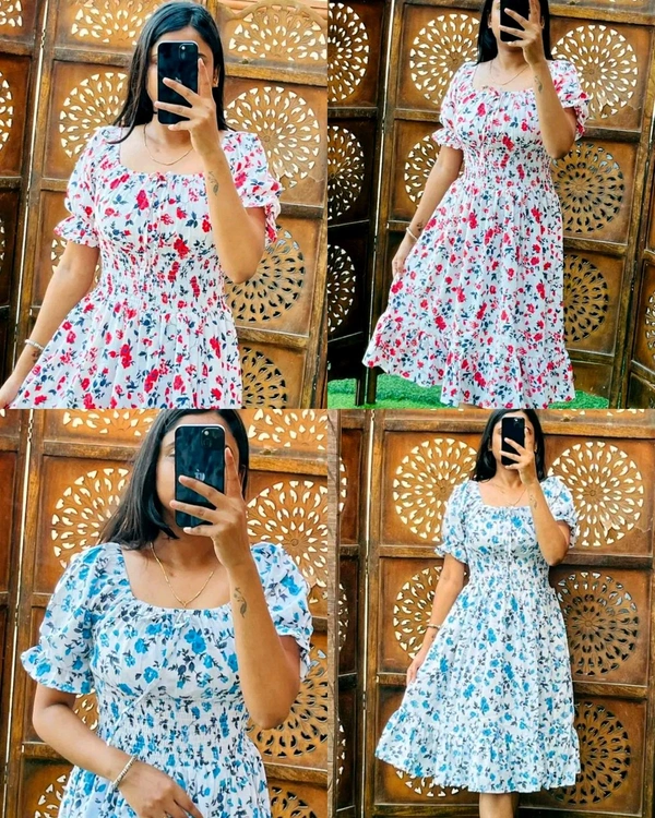 Trendy Graceful Women Dresses - Blue, L