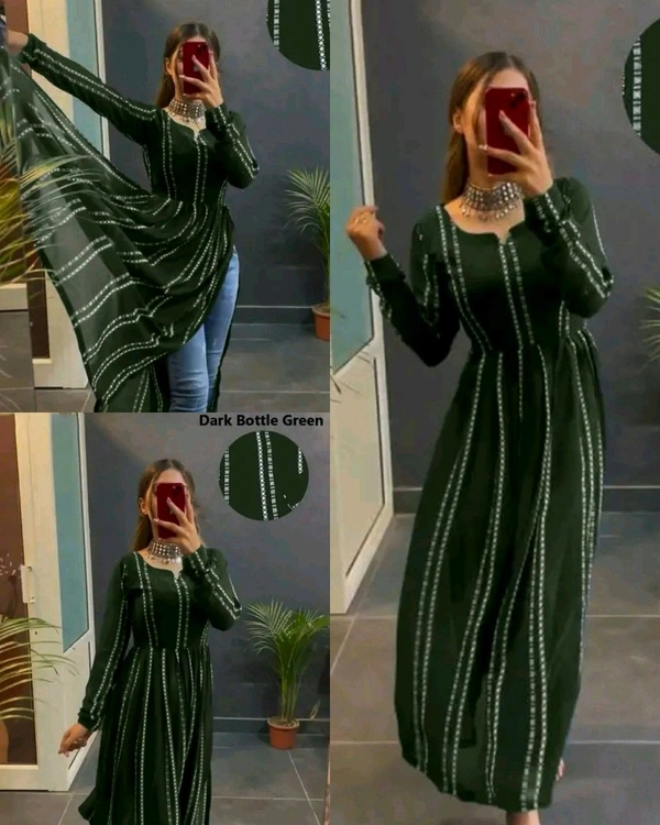 NAYRA CUT KURTI - Green, S
