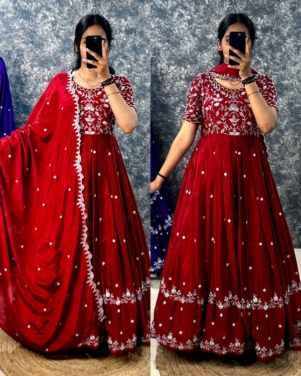 Trendy Festivel Lehenga - Maroon, M