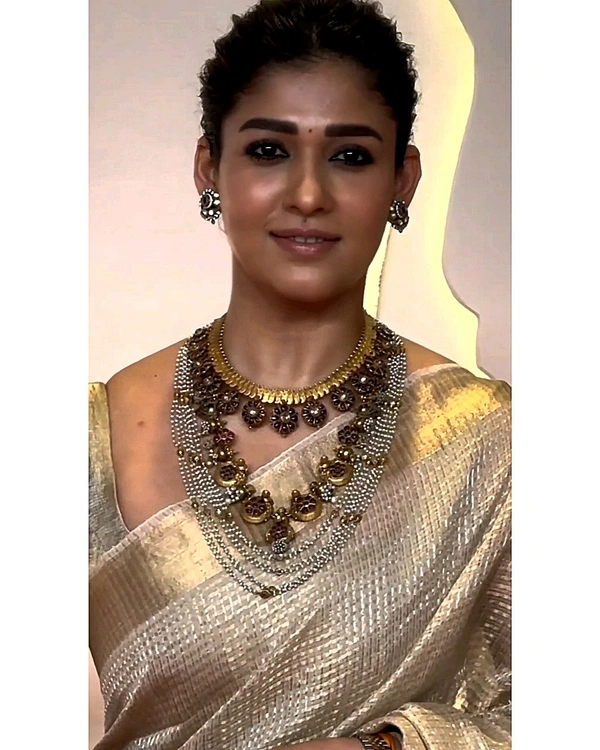 Ambani wedding Nayanthara mam Inspired saree - Unstitched