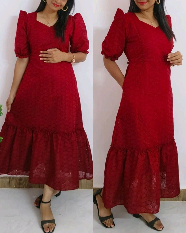 Hakoba Feeding Maternity - Red, L