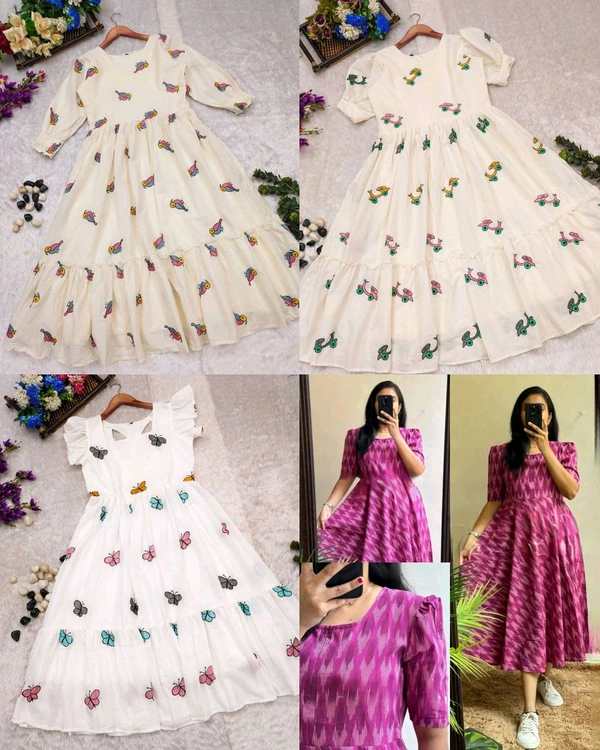 Wow Butterfly 🦋 & Unique Design Maxi❤️ - White Butterfly, M