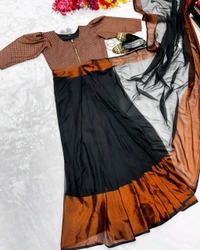 30 Secounds Gown Saree - M